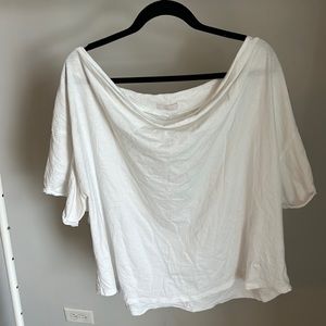 Nuuds white off the shoulder tshirt